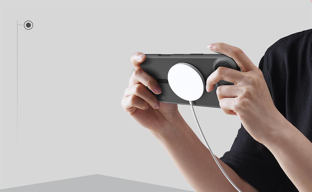 Apple iPhone 17 Air Nillkin nature pro magsafe hátlap tok (Fekete)