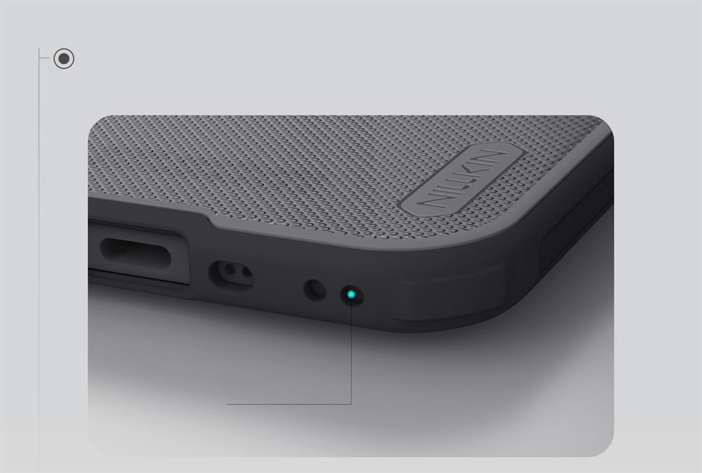 Apple iPhone 17 Air Nillkin nature pro magsafe hátlap tok (Fekete)