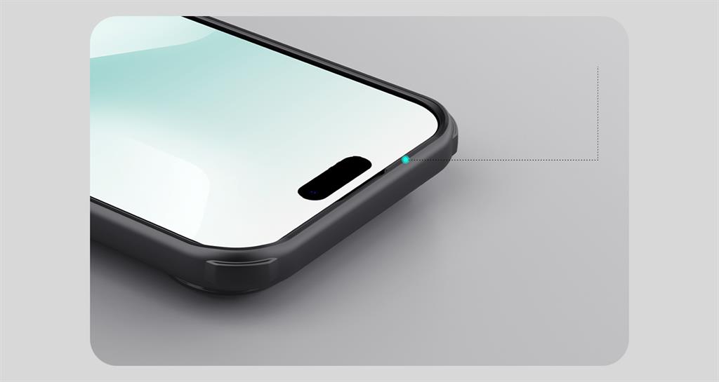 Apple iPhone 17 Air Nillkin nature pro magsafe hátlap tok (Fekete)