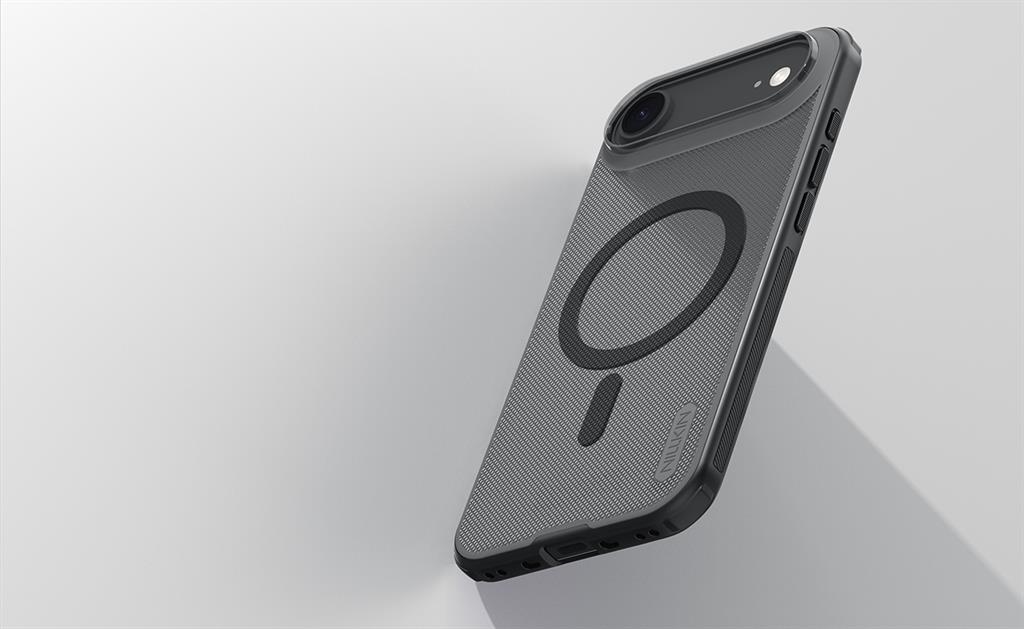 Apple iPhone 17 Air Nillkin nature pro magsafe hátlap tok (Fekete)