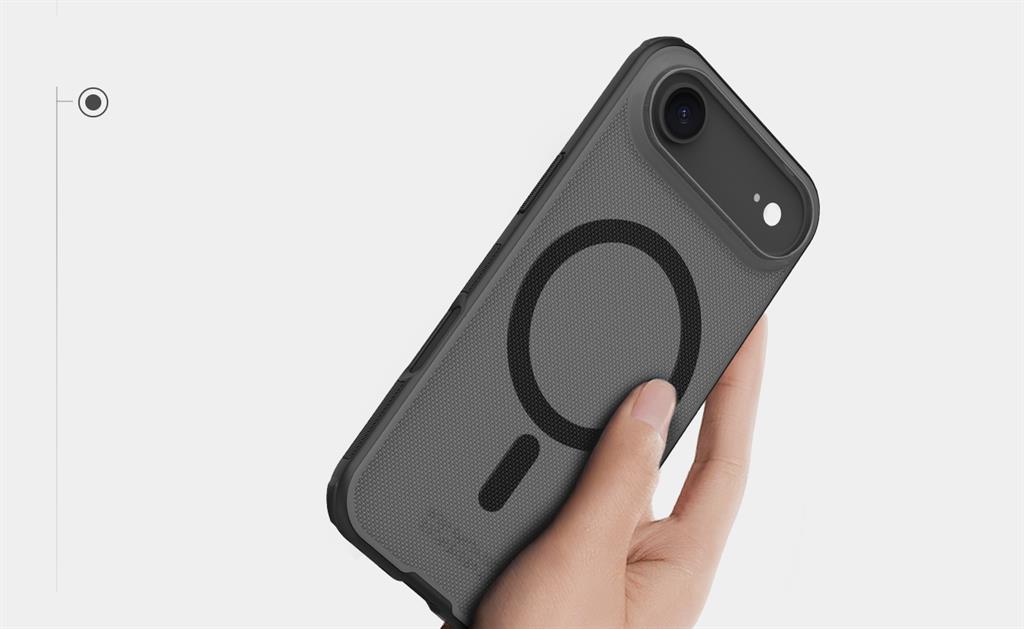 Apple iPhone 17 Air Nillkin nature pro magsafe hátlap tok (Fekete)