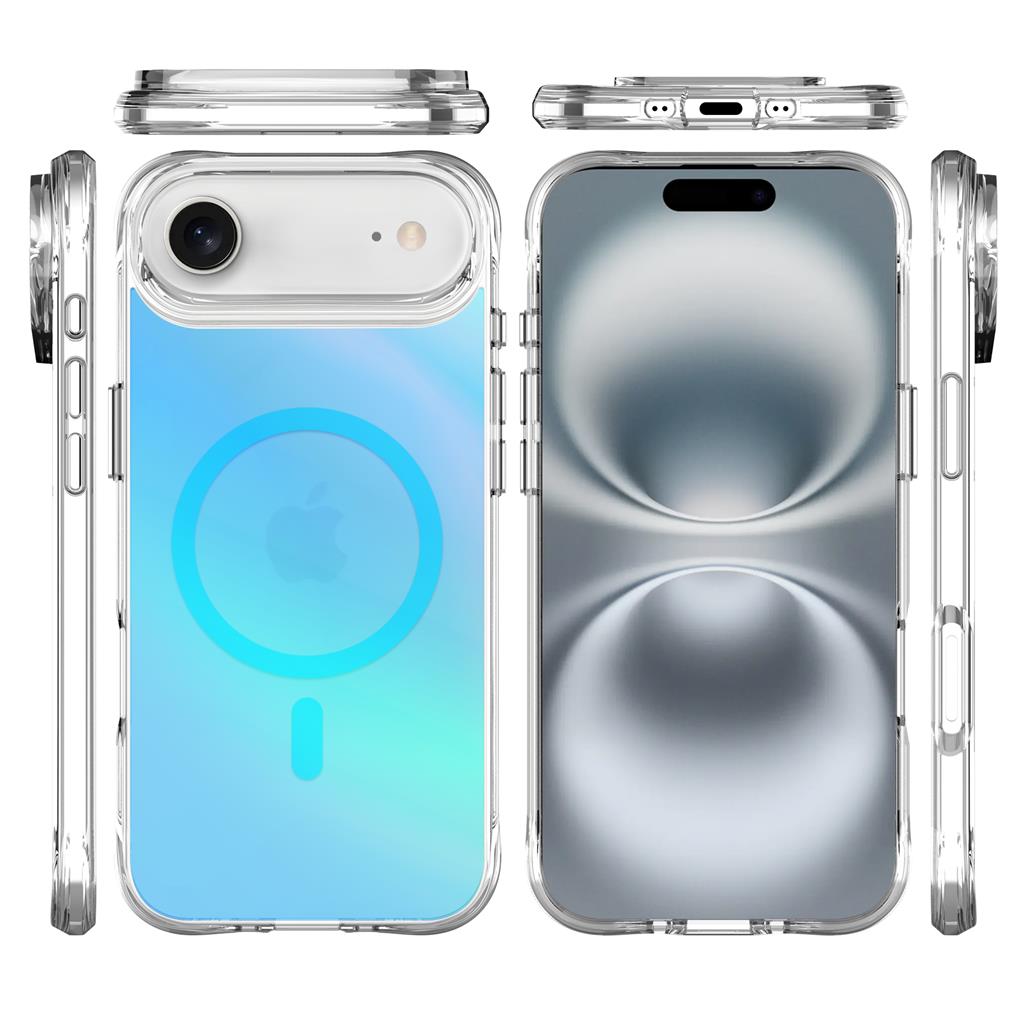 Apple iPhone 17 Air TOKO Triangle magsafe hátlap tok (Kék)