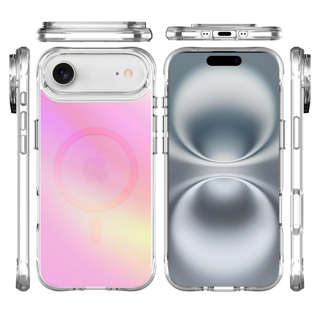 Apple iPhone 17 Air TOKO Triangle magsafe hátlap tok (Rózsaszín)