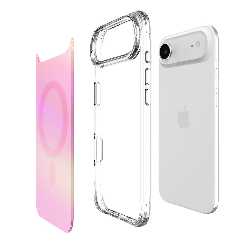 Apple iPhone 17 Air TOKO Triangle magsafe hátlap tok (Rózsaszín)