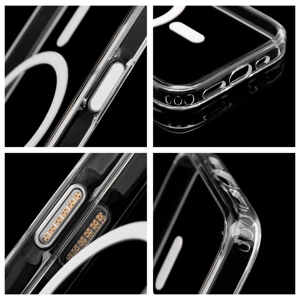 Apple iPhone 17 Elite MagSafe hátlap tok (Átlátszó)