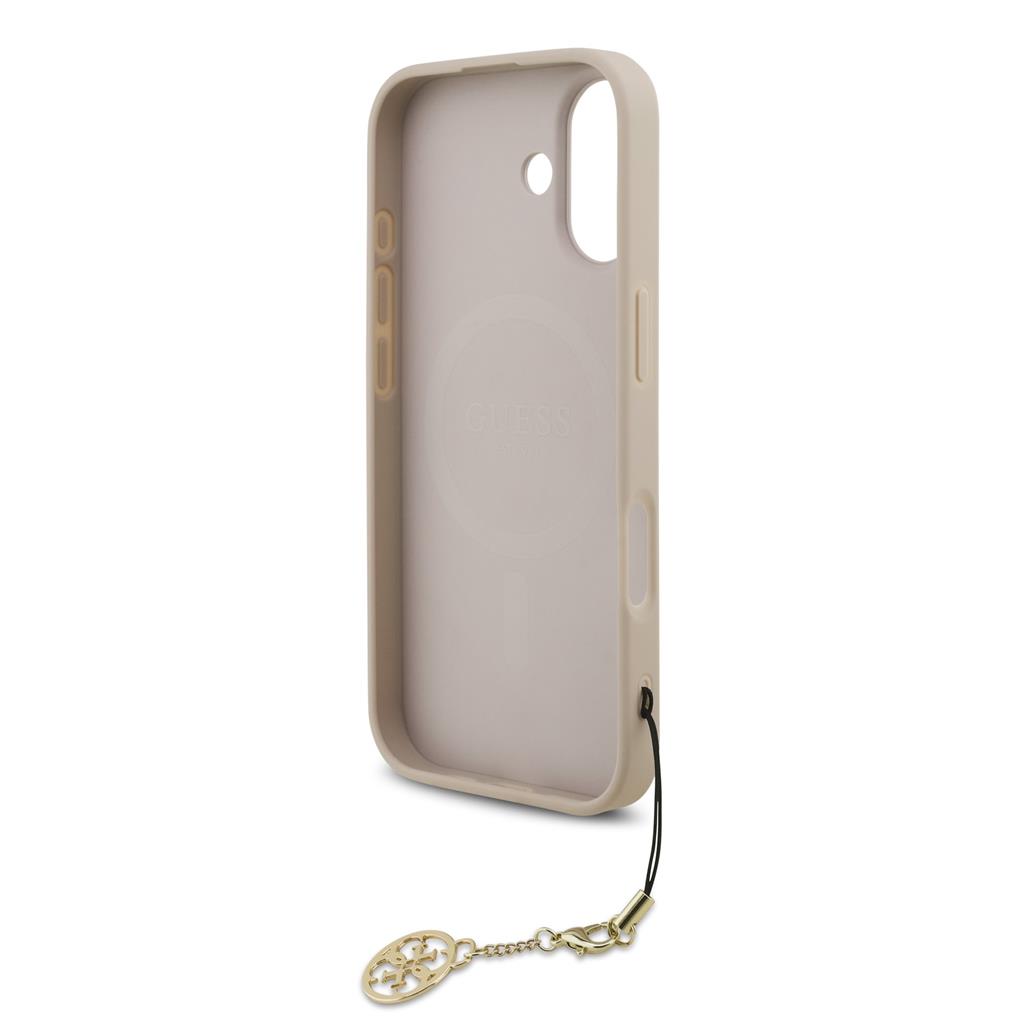 Apple iPhone 17 Guess 4G Charm tok (Rózsaszín) - GUHMP17SGF4GCP
