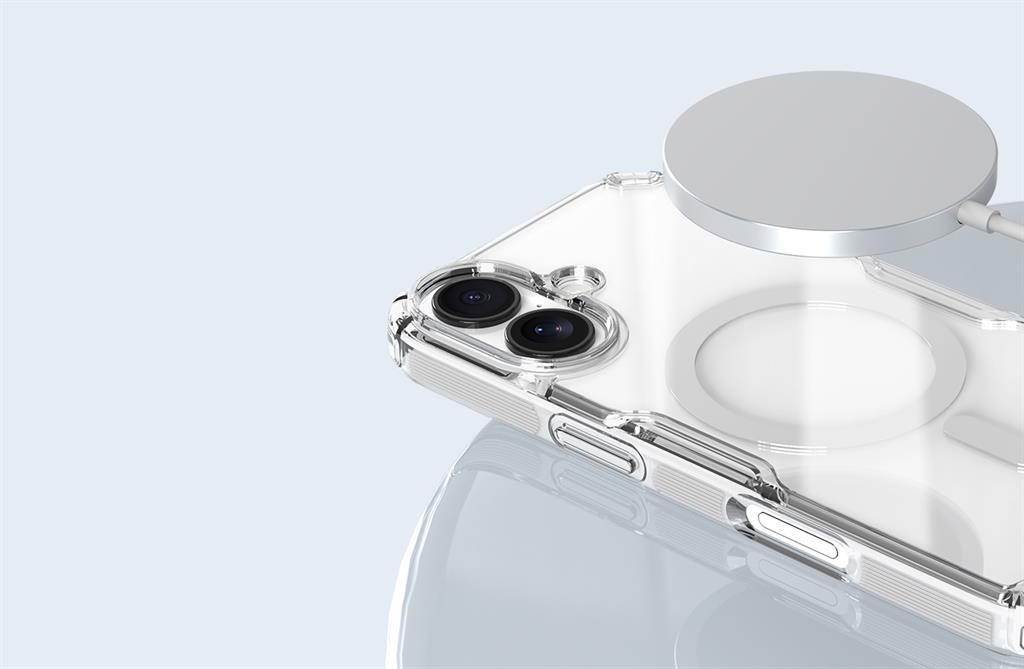 Apple iPhone 17 Nillkin Camshield S magsafe hátlap tok (Fekete)