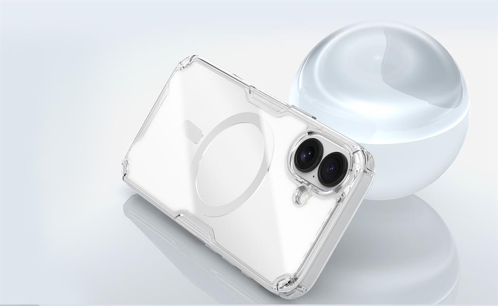 Apple iPhone 17 Nillkin Camshield S magsafe hátlap tok (Fekete)