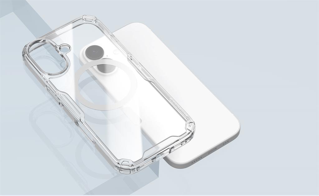 Apple iPhone 17 Nillkin Camshield S magsafe hátlap tok (Fekete)