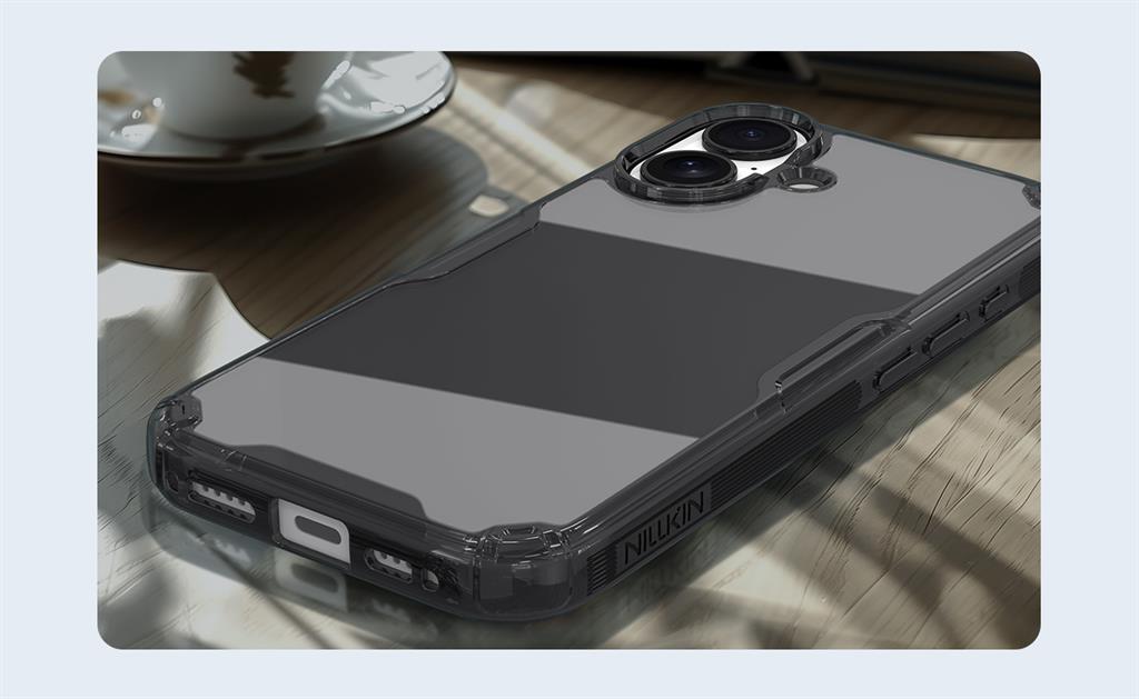 Apple iPhone 17 Nillkin nature pro hátlap tok (Fekete)