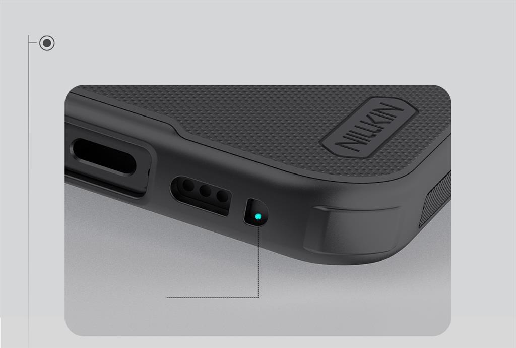 Apple iPhone 17 Nillkin nature pro magsafe hátlap tok (Fekete)