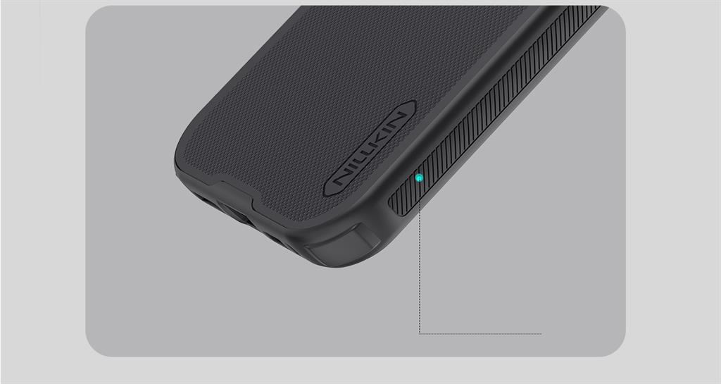 Apple iPhone 17 Nillkin nature pro magsafe hátlap tok (Fekete)