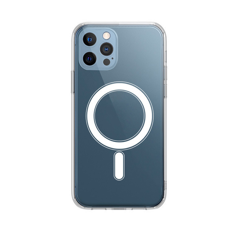 Apple iPhone 17 Pro Anti shock MagSafe 1,5mm kameravédős hátlap tok (Átlátszó)