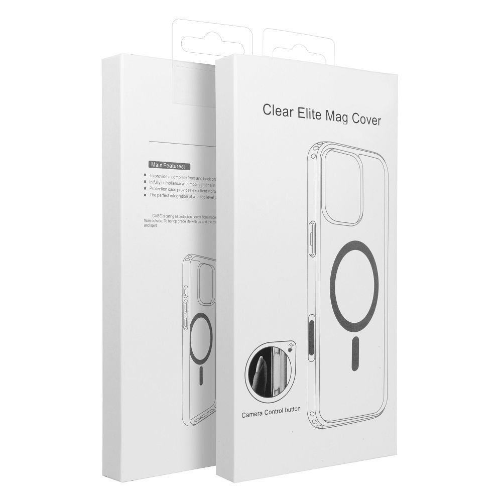 Apple iPhone 17 Pro Max Elite MagSafe hátlap tok (Átlátszó)