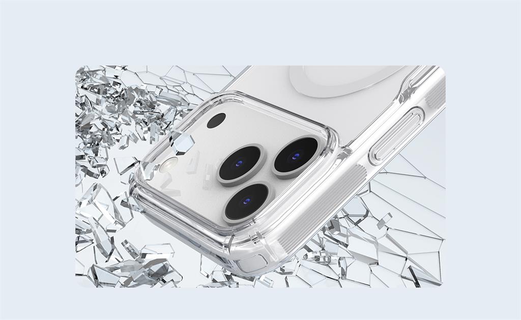 Apple iPhone 17 Pro Max Nillkin Camshield S magsafe hátlap tok (Fehér)