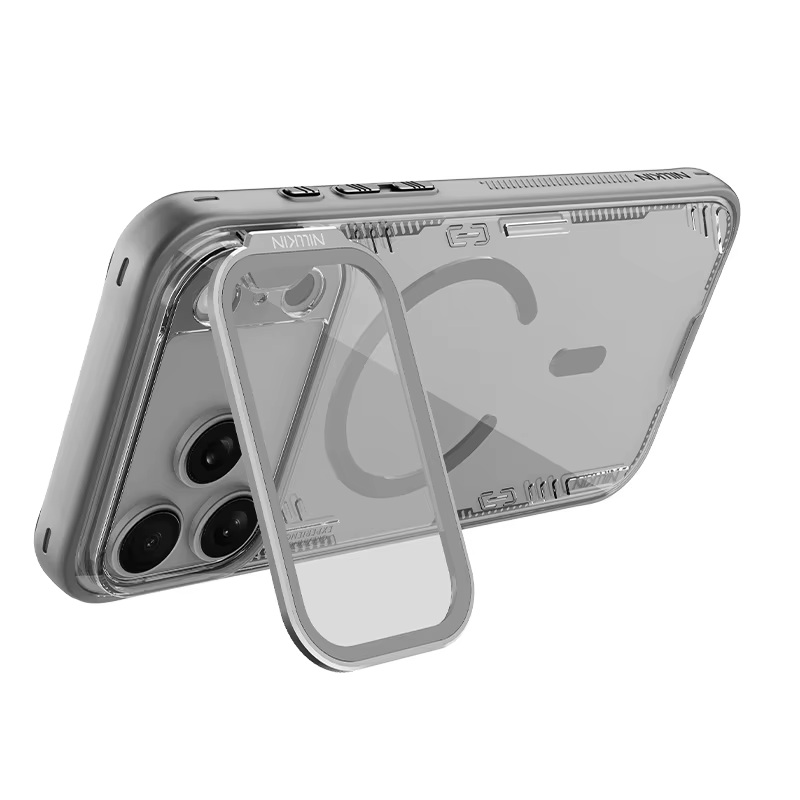 Apple iPhone 17 Pro Max Nillkin Iceblade Prop magsafe hátlap tok (Szürke)