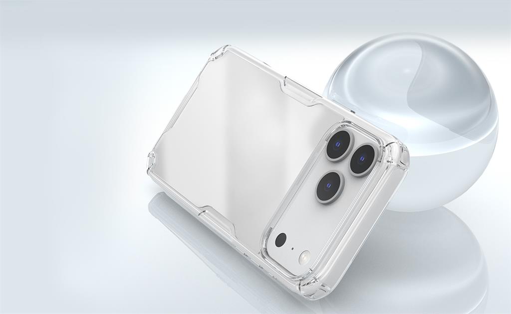 Apple iPhone 17 Pro Max Nillkin nature pro hátlap tok (Fekete)