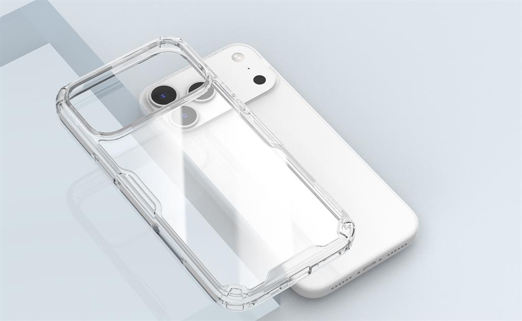 Apple iPhone 17 Pro Max Nillkin nature pro hátlap tok (Fekete)