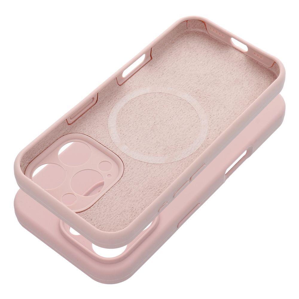 Apple iPhone 17 Pro Max Silicone 2mm MagSafe tok (Rózsaszín)
