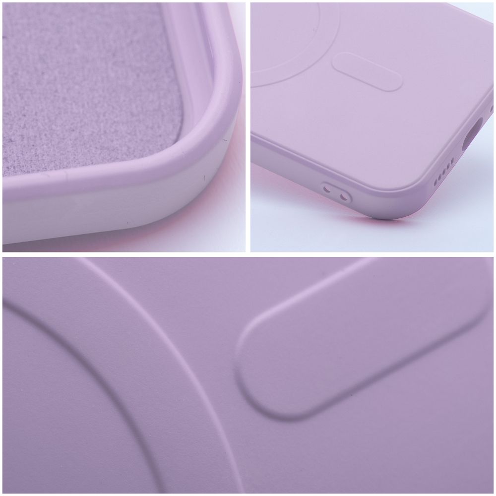 Apple iPhone 17 Pro Max Silicone mag cover magsafe hátlap tok (Rózsaszín)