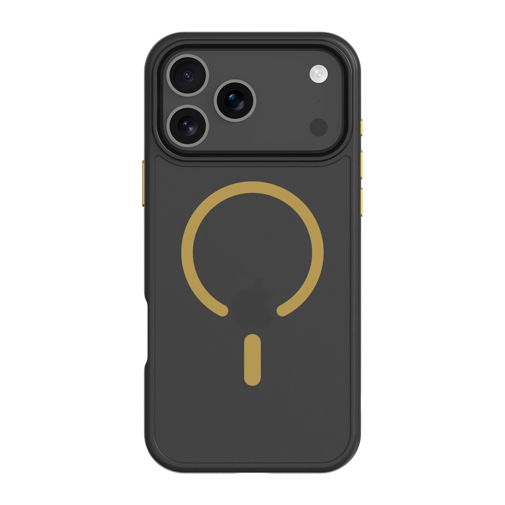 Apple iPhone 17 Pro Max Tactical MagForce Hyperstealth 2.0 hátlap tok (Fekete - Sárga)