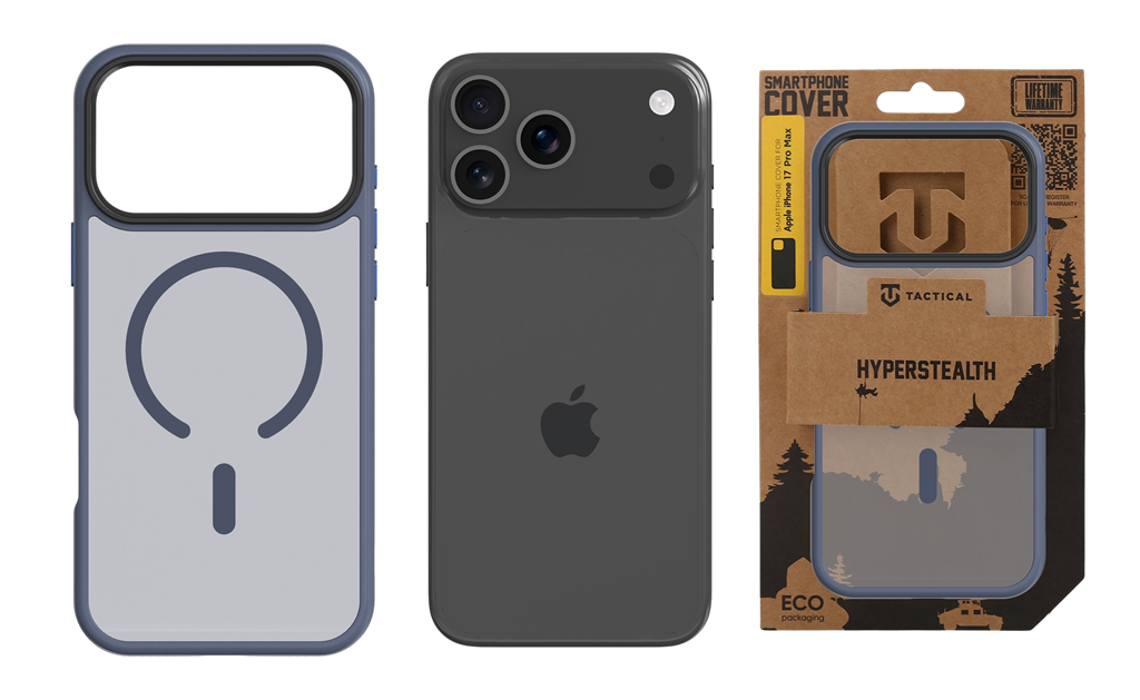 Apple iPhone 17 Pro Max Tactical MagForce Hyperstealth 2.0 hátlap tok (Sötétkék)