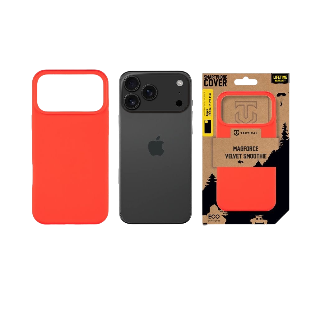 Apple iPhone 17 Pro Max Tactical MagForce Velvet Smoothie tok (Chilli)