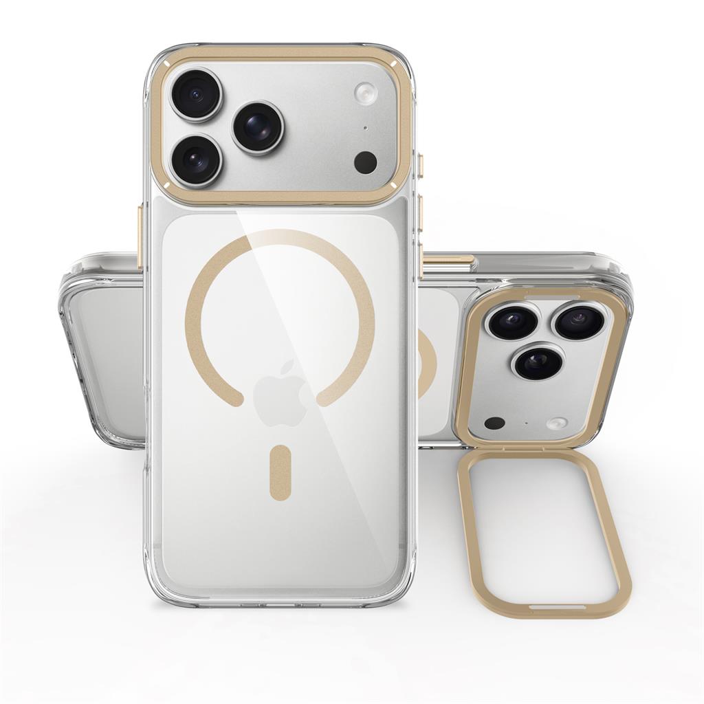 Apple iPhone 17 Pro Max TOKO Apex capsule magsafe hátlap tok (Arany)
