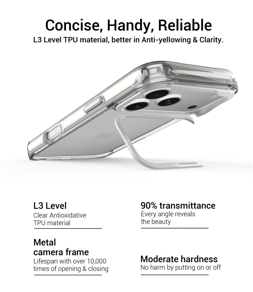 Apple iPhone 17 Pro Max TOKO Apex capsule magsafe hátlap tok (Fehér)