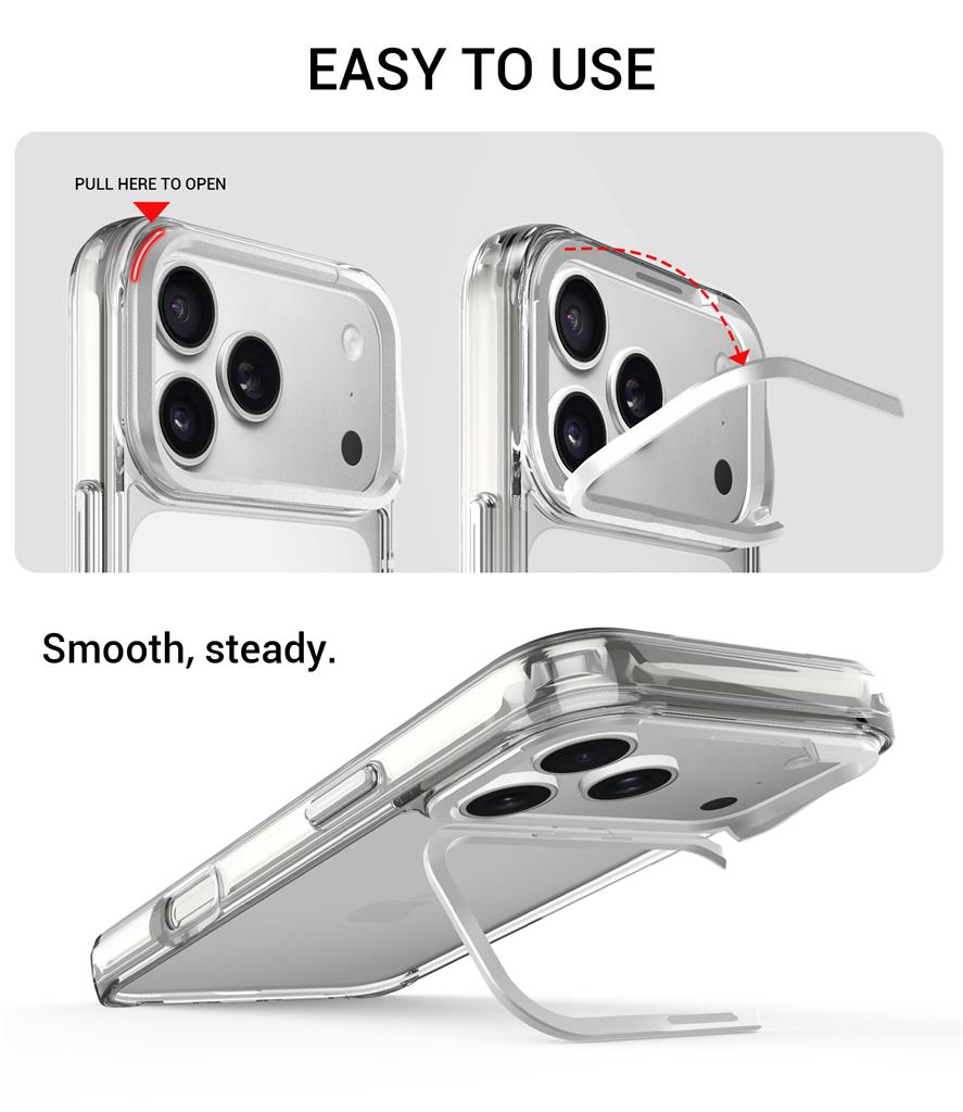 Apple iPhone 17 Pro Max TOKO Apex capsule magsafe hátlap tok (Fehér)