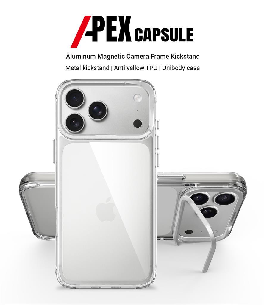 Apple iPhone 17 Pro Max TOKO Apex capsule magsafe hátlap tok (Fehér)