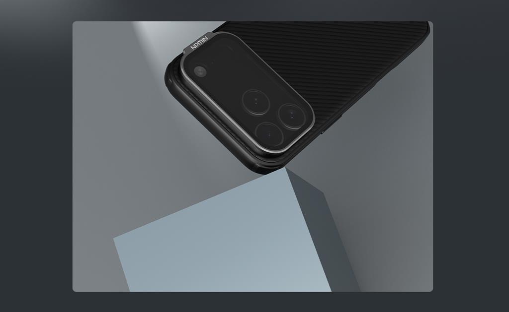 Apple iPhone 17 Pro Nillkin Camshield Prop MagSafe hátlap tok (Fekete)