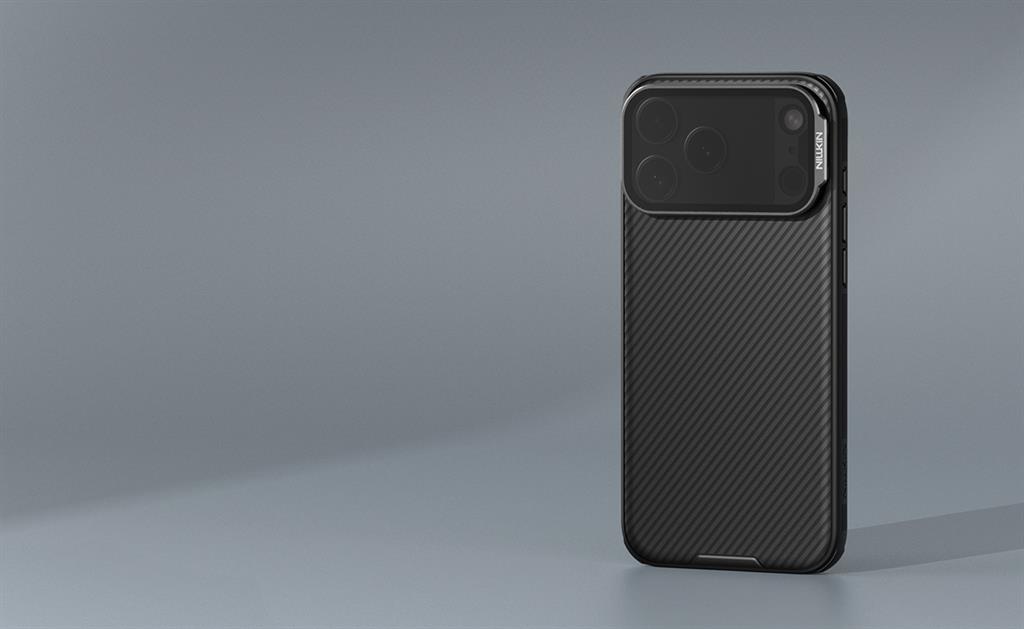 Apple iPhone 17 Pro Nillkin Camshield Prop MagSafe hátlap tok (Fekete)