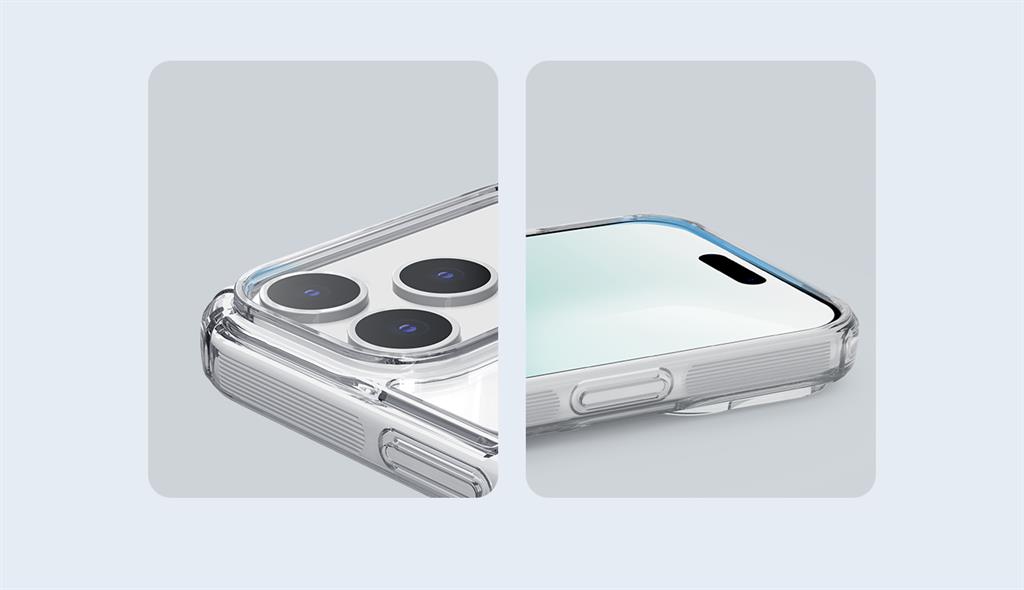 Apple iPhone 17 Pro Nillkin Camshield S magsafe hátlap tok (Fekete)