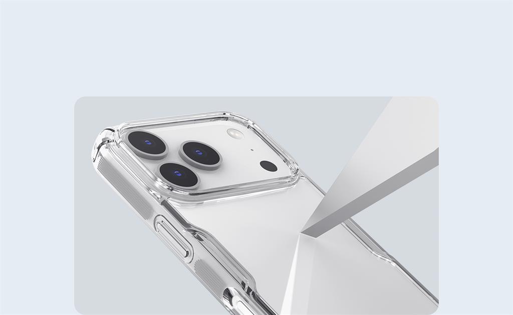 Apple iPhone 17 Pro Nillkin nature pro hátlap tok (Fekete)