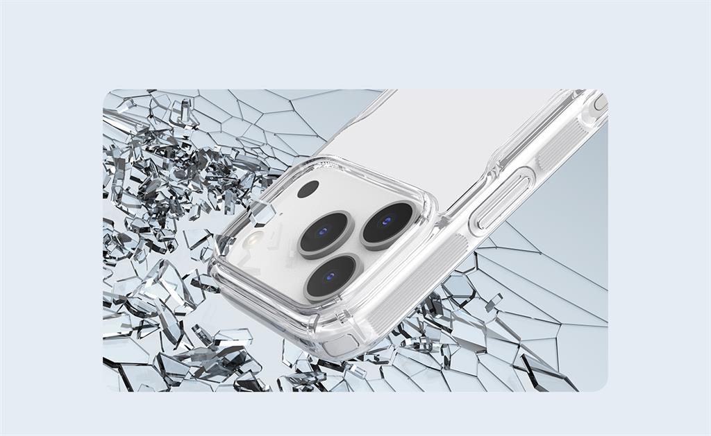 Apple iPhone 17 Pro Nillkin nature pro hátlap tok (Fekete)