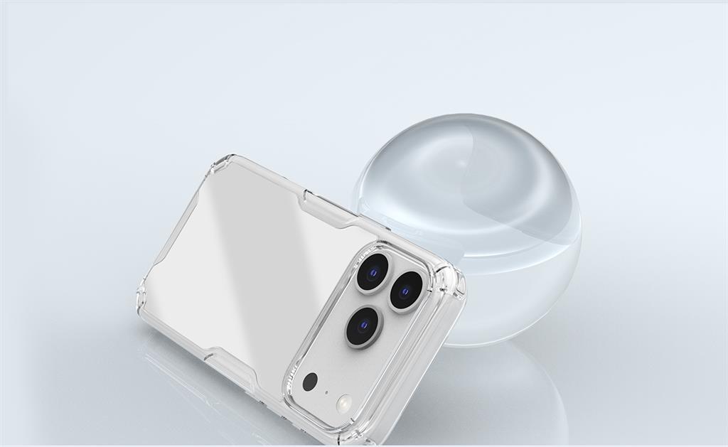 Apple iPhone 17 Pro Nillkin nature pro hátlap tok (Fekete)