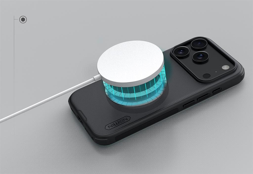 Apple iPhone 17 Pro Nillkin nature pro magsafe hátlap tok (Fekete)