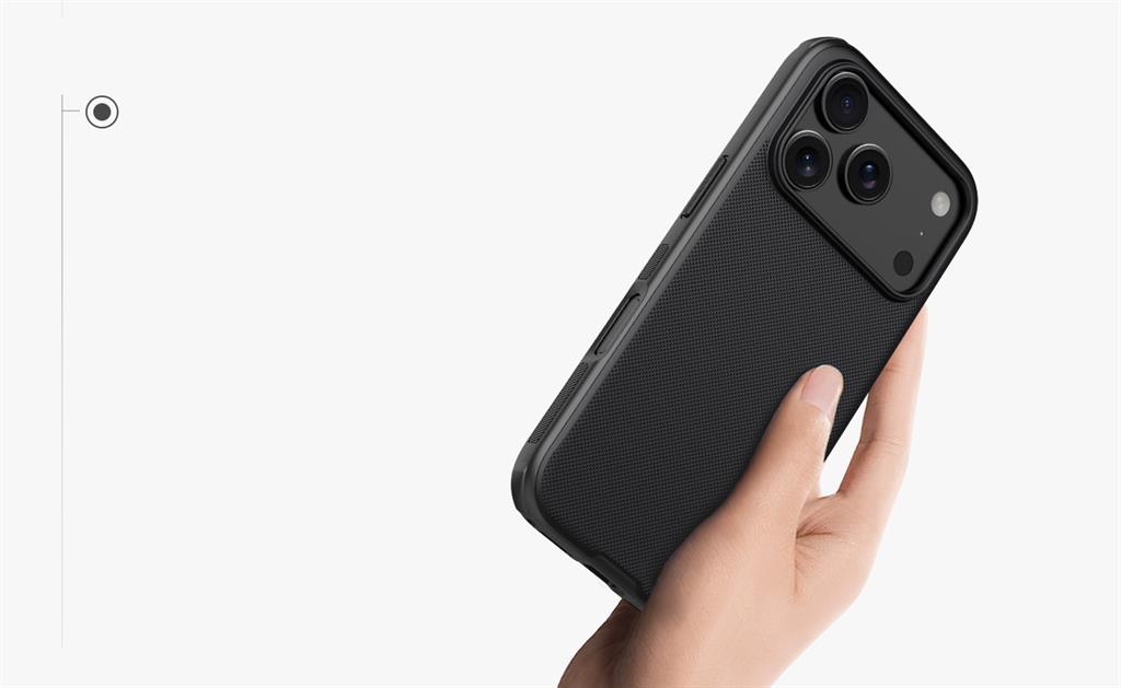 Apple iPhone 17 Pro Nillkin nature pro magsafe hátlap tok (Fekete)