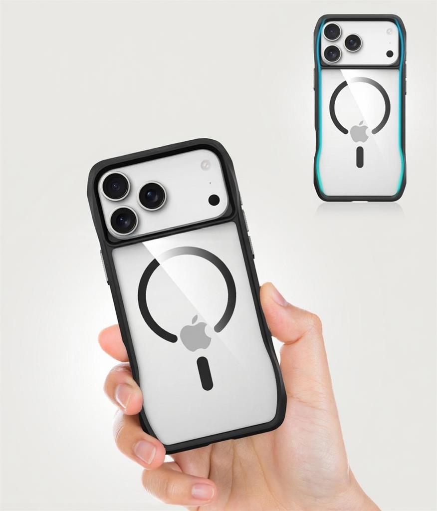 Apple iPhone 17 Pro ROAR Slim Defender hátlap tok (Fekete)