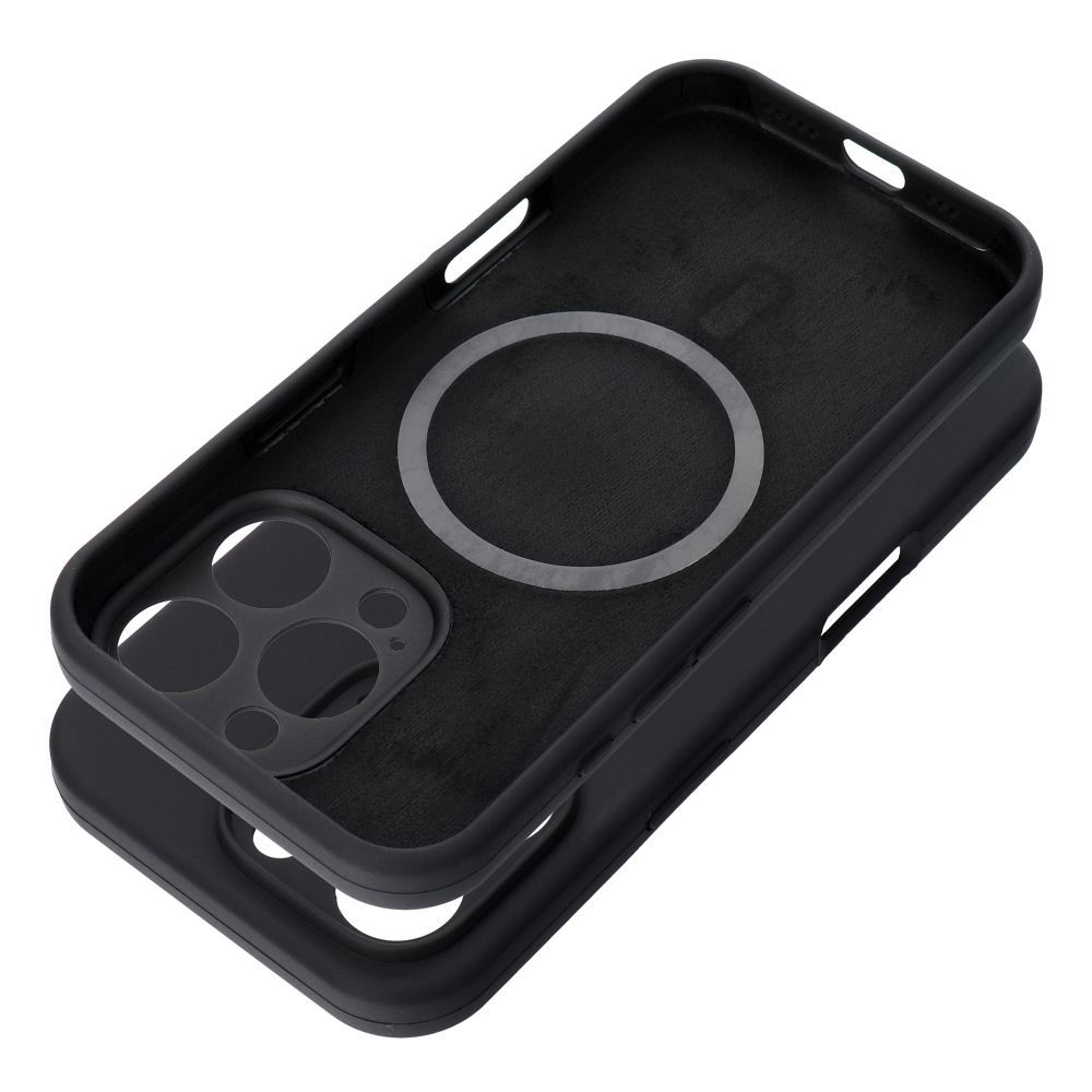Apple iPhone 17 Pro Silicone 2mm MagSafe tok (Fekete)