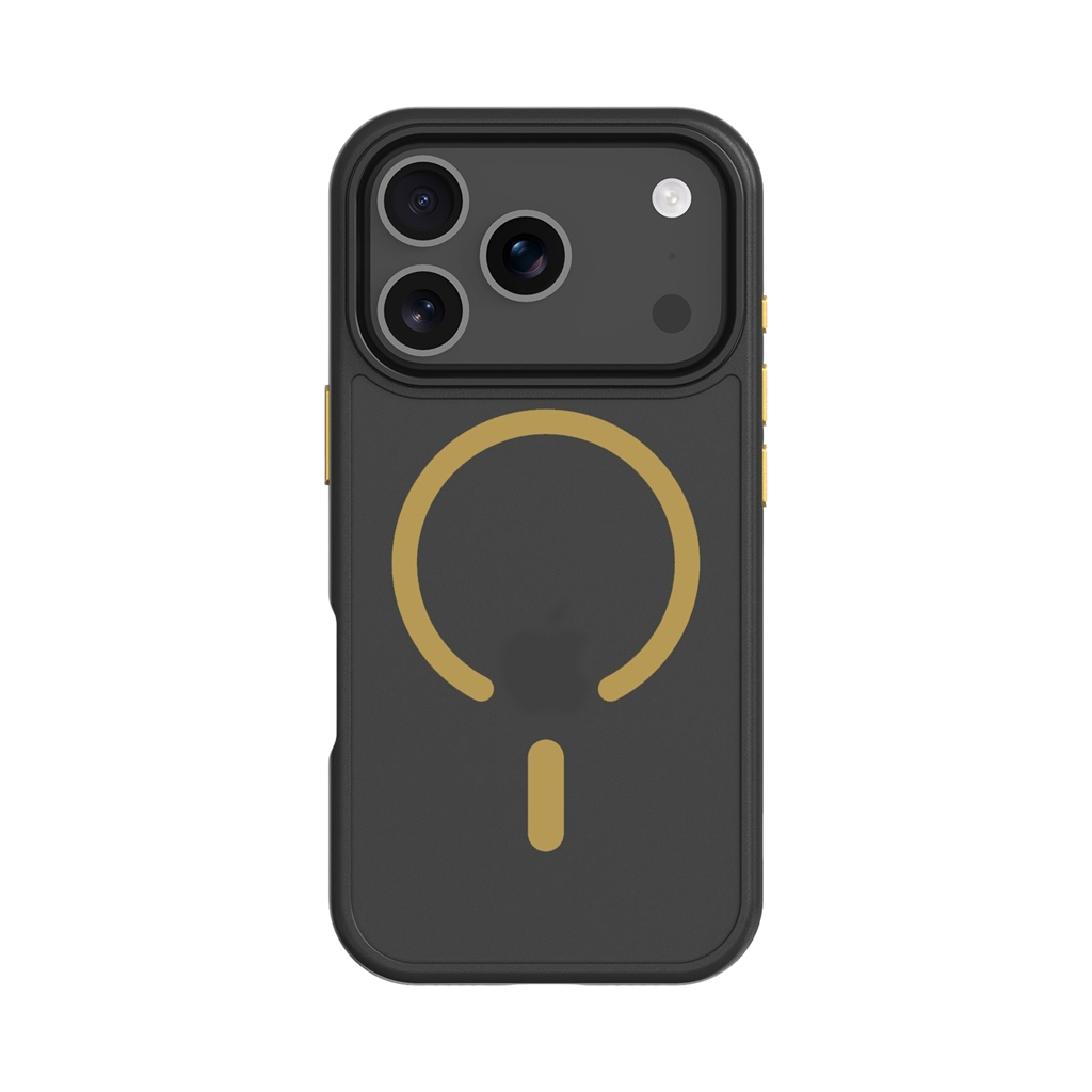 Apple iPhone 17 Pro Tactical MagForce Hyperstealth 2.0 hátlap tok (Fekete - Sárga)