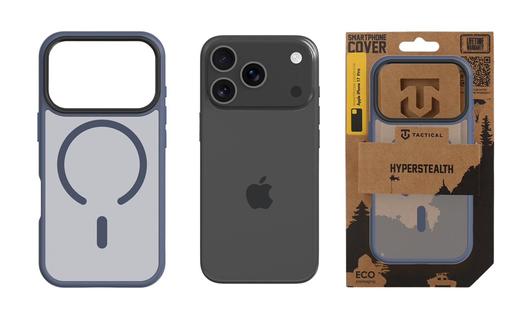 Apple iPhone 17 Pro Tactical MagForce Hyperstealth 2.0 hátlap tok (Sötétkék)