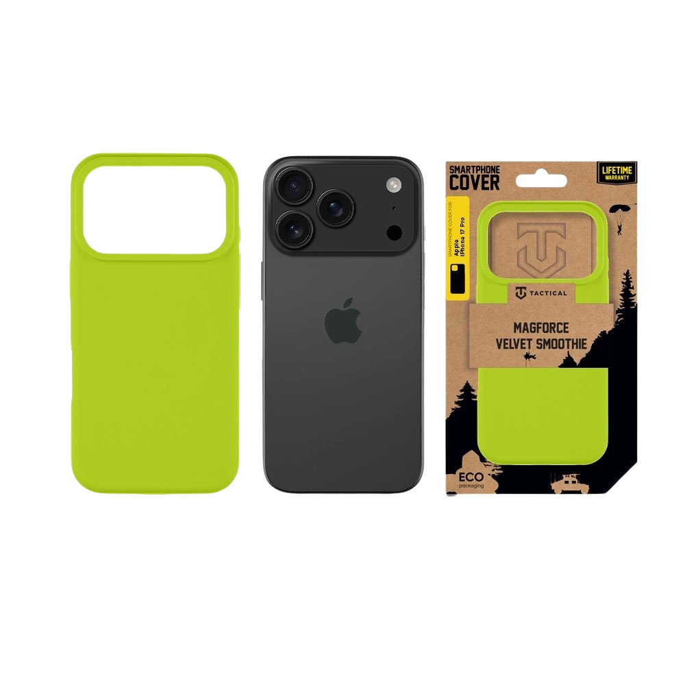 Apple iPhone 17 Pro Tactical MagForce Velvet Smoothie tok (Avokádózöld)