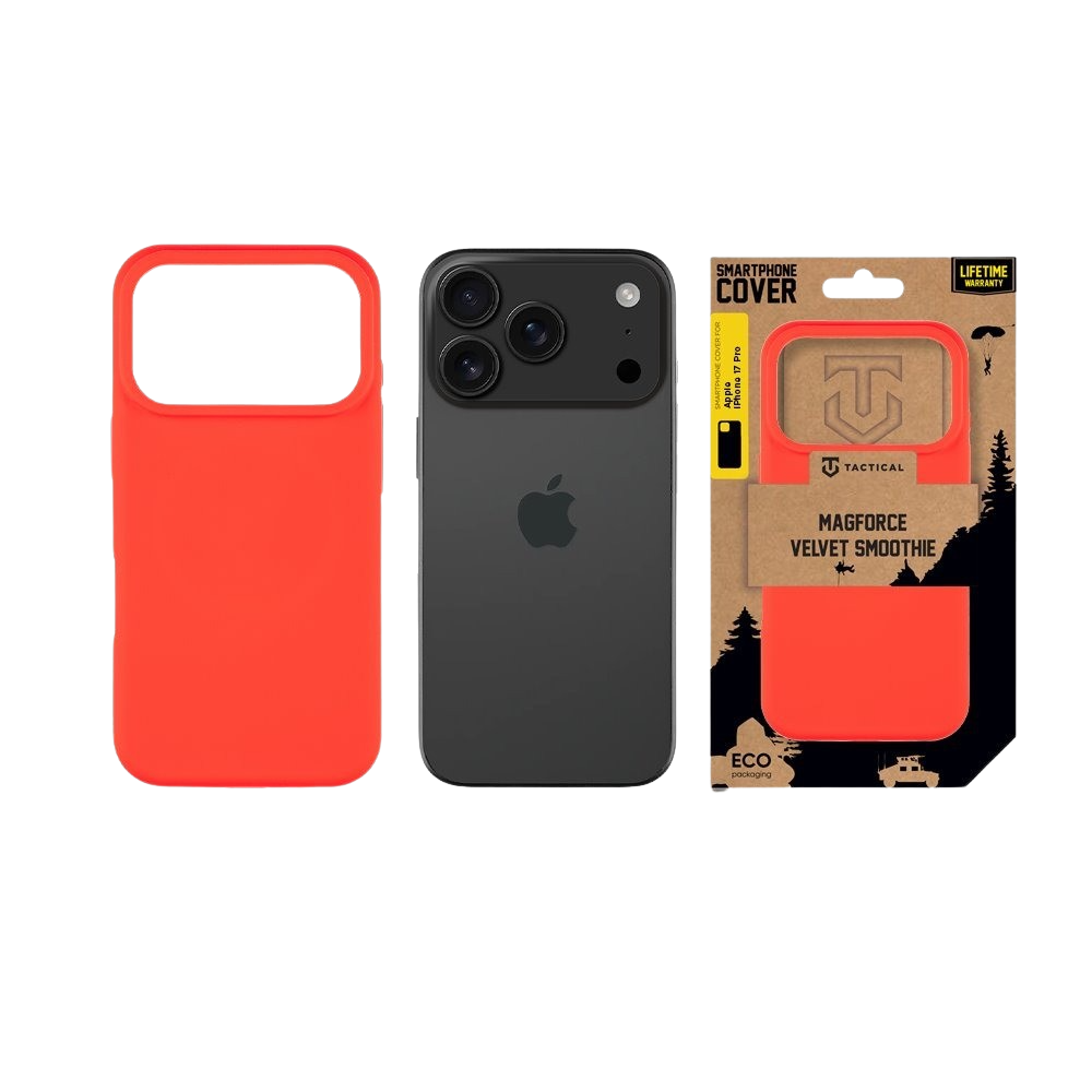Apple iPhone 17 Pro Tactical MagForce Velvet Smoothie tok (Chilli)