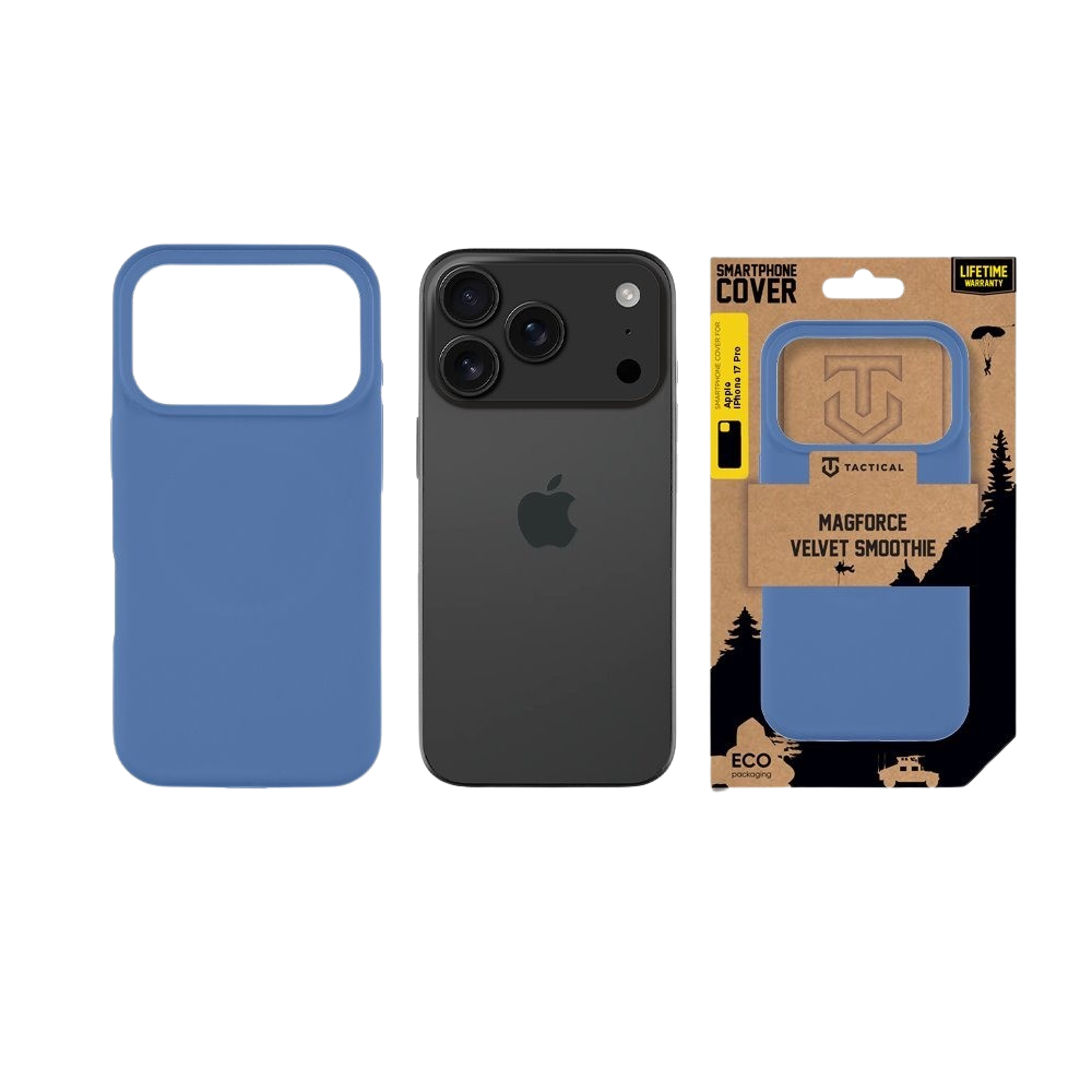 Apple iPhone 17 Pro Tactical MagForce Velvet Smoothie tok (Kék)