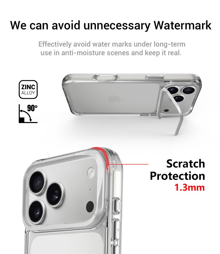 Apple iPhone 17 Pro TOKO Apex capsule magsafe hátlap tok (Fehér)