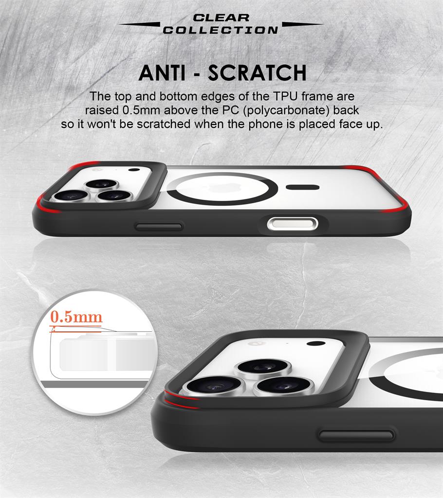 Apple iPhone 17 Pro TOKO Taurustar magsafe hátlap tok (Fekete)