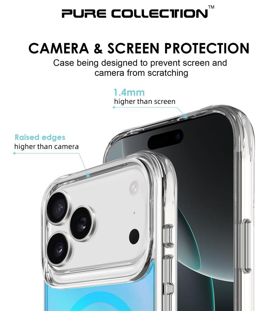 Apple iPhone 17 Pro TOKO Triangle magsafe hátlap tok (Kék)