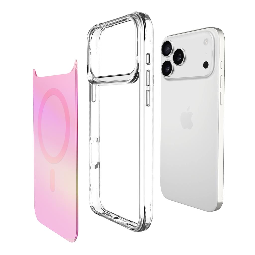 Apple iPhone 17 Pro TOKO Triangle magsafe hátlap tok (Rózsaszín)